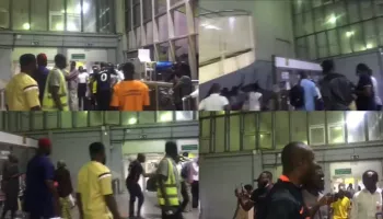 See Video Of Moment Airport Staff Refused To Release Passengers' Luggage To Them Over Unpaid Salary