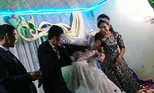 WAWU! Groom Slap His New Wife After She Won A Game During Wedding Toast (Watch Video Here)