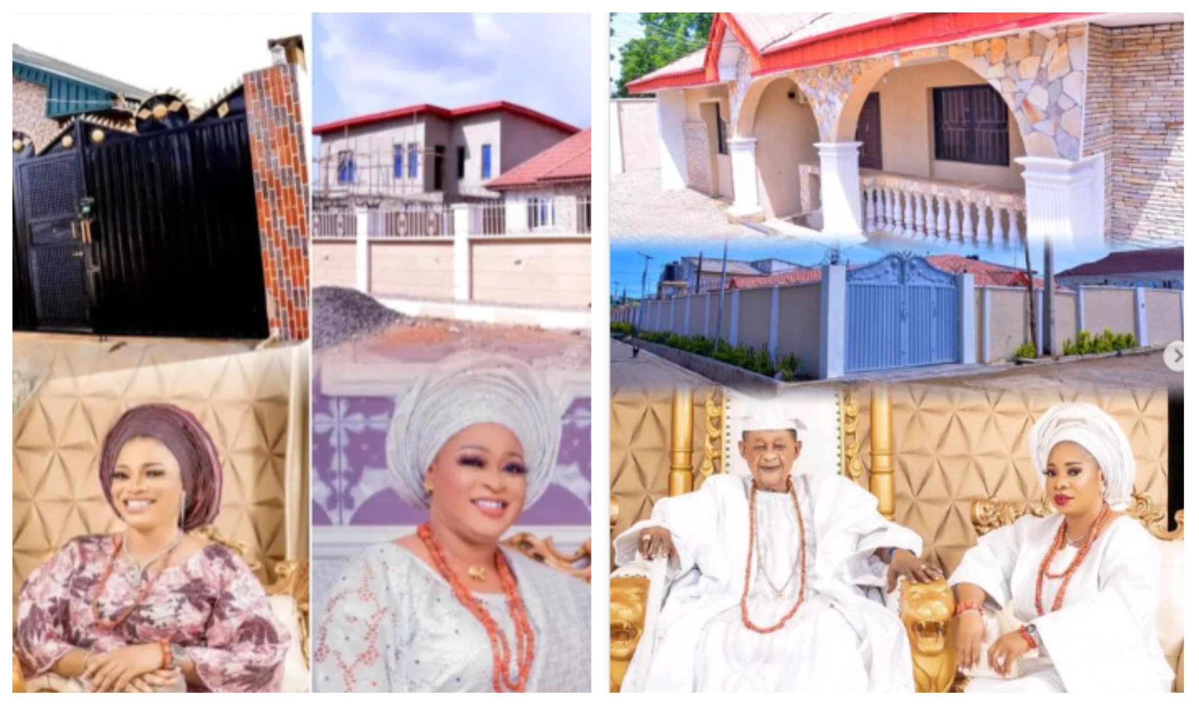 See Photos As Alaafin of Oyo’s Queens Receive House Gifts From Late Husband