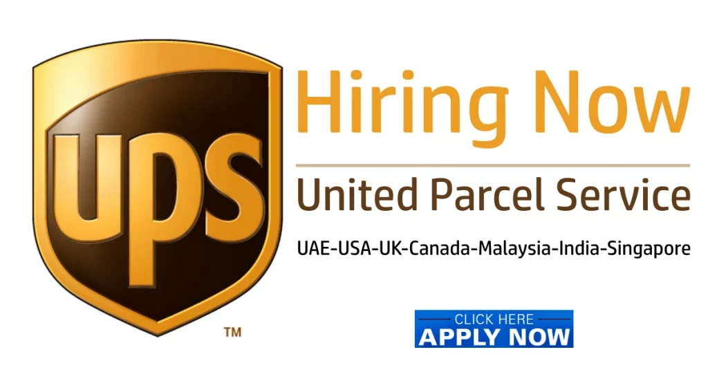 Recruitment: Apply For United Parcel Service (UPS) Job Vacancies