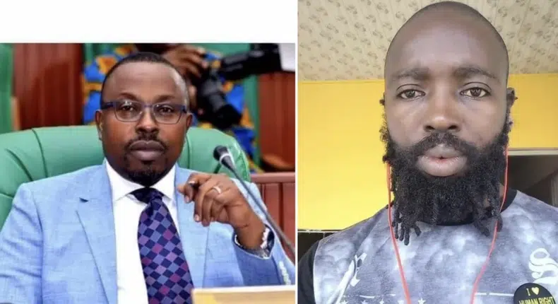 Nigerian Lawmaker Beats Journalist During Interview For Asking Him About Abandoned Road(See Video)