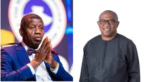 See Video Of Peter Obi At RCCG Camp For The First Time