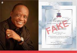 Capt Hosa’s Family Disclaim Fake Invite For Memorial Program