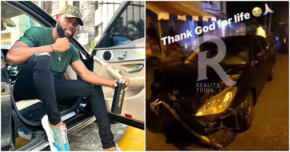 BREAKING: Another BBNaija Star Involved In Car Accident(See Photo)