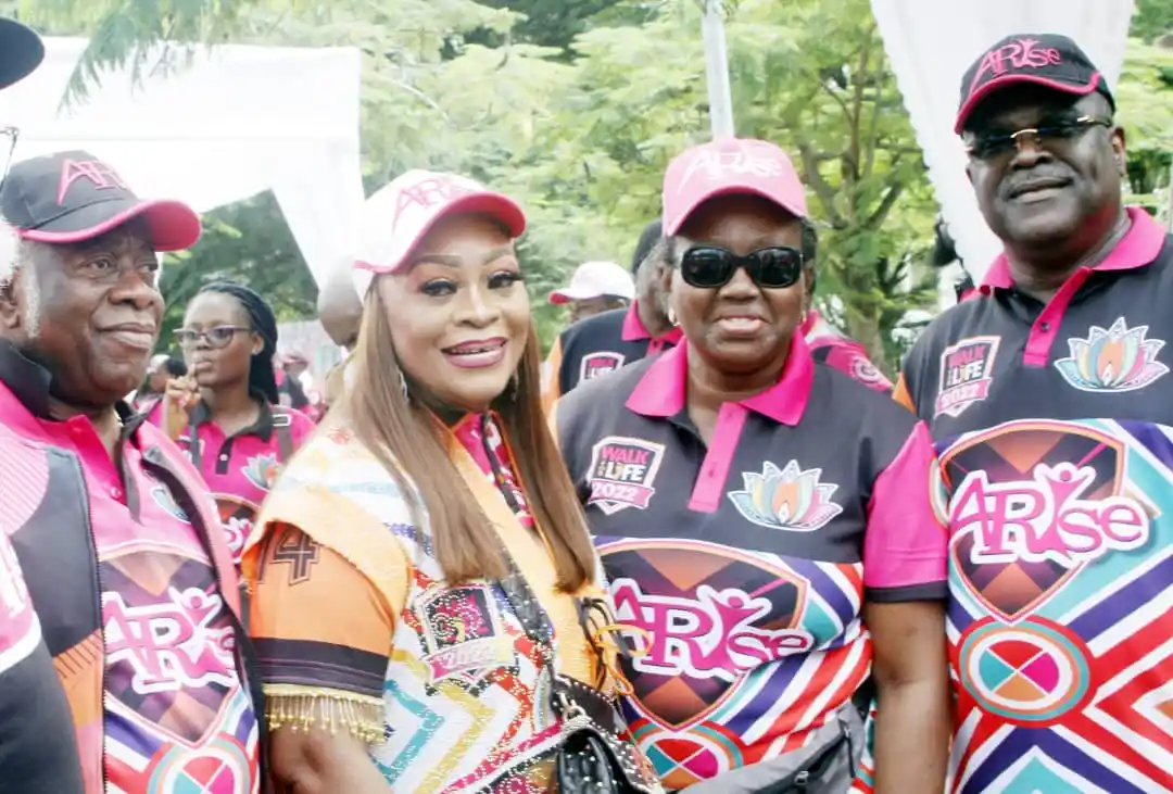 Arise Walk For Life: Super Eagles Legends, Kanu, Rufai, Others Shower Praises on Siju Iluyomade