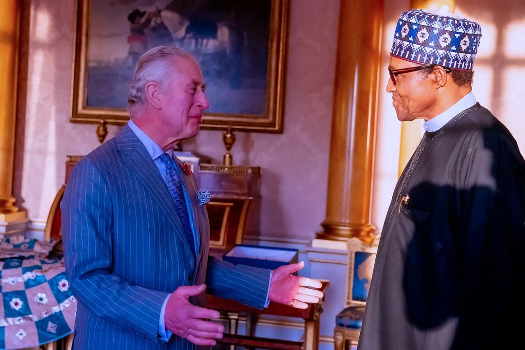 See Video Of Buhari's Response After King Charles Asked If He Has A House In Britain