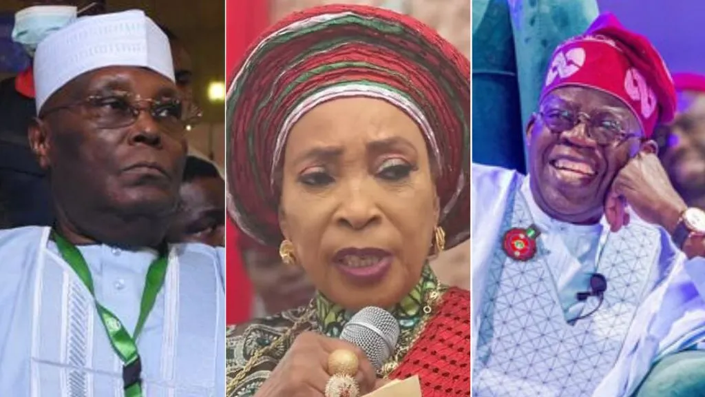 ICYMI: Watch Video As Atiku's Wife Asked Nigerians To Vote For APC Instead Of PDP