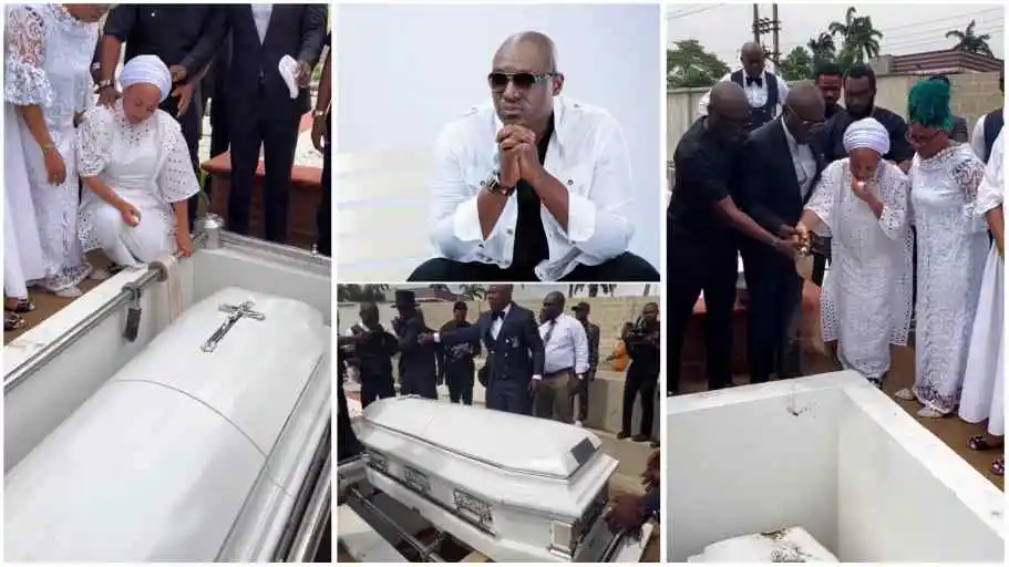 ICYMI: See Video Of Moment Sammie Okposo Was Buried In Lagos Yesterday