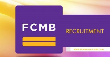 Recruitment: Apply For FCMB Job Vacancies