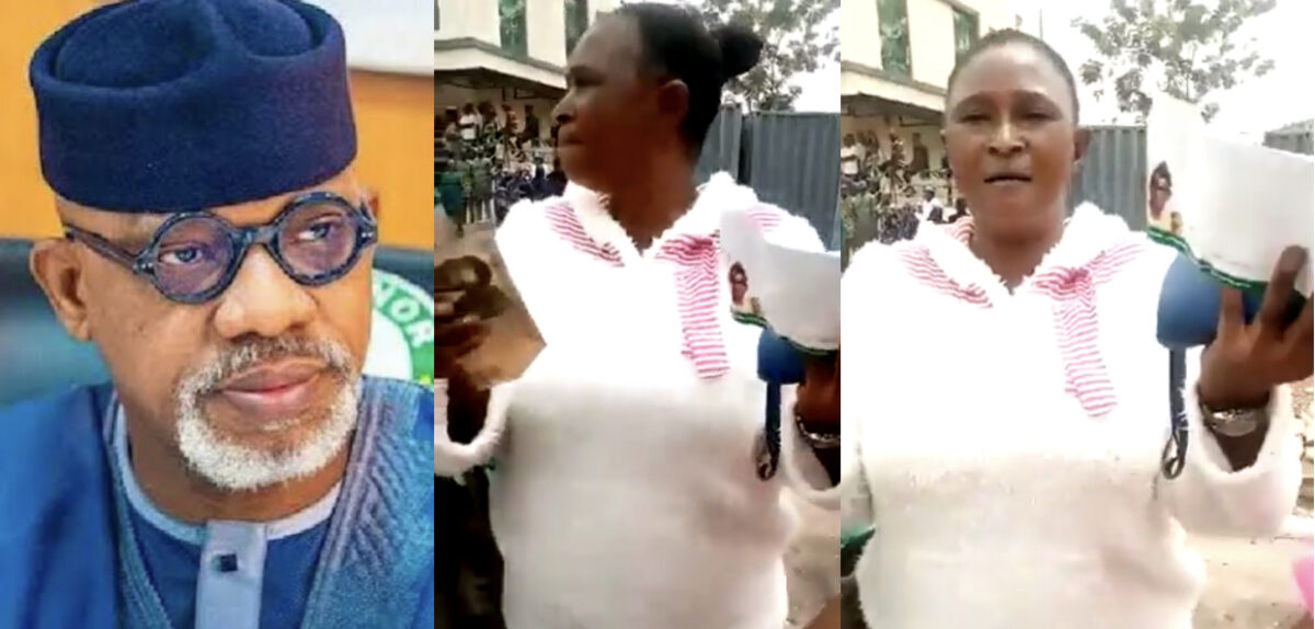 Video Of Ogun State Residents Receiving Old Naira Notes With State Governor's Photo On It