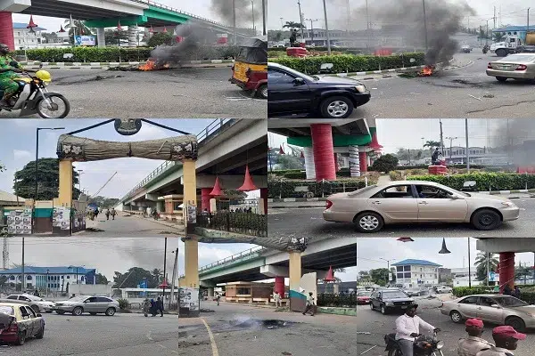 ICYMI: Watch Viral Video Of Moment Protesters Attacked Oyo State Governor's Office
