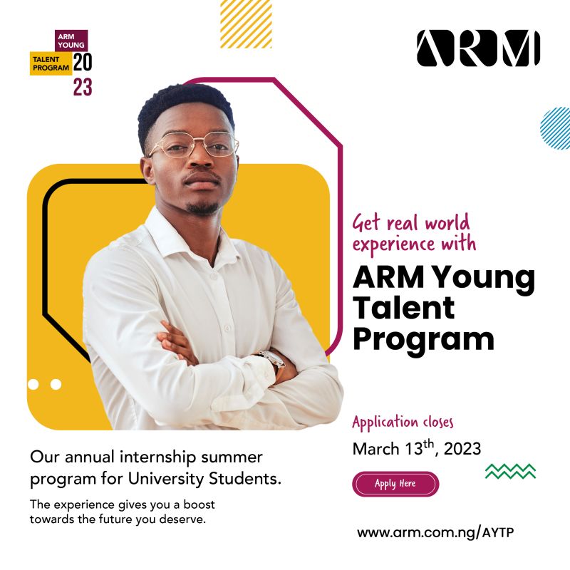 Apply For Asset & Resource Management Holding Company Young Talent Program