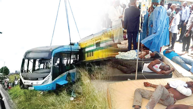 Read Details As BRT Bus Driver In Train Accident Begs Victims