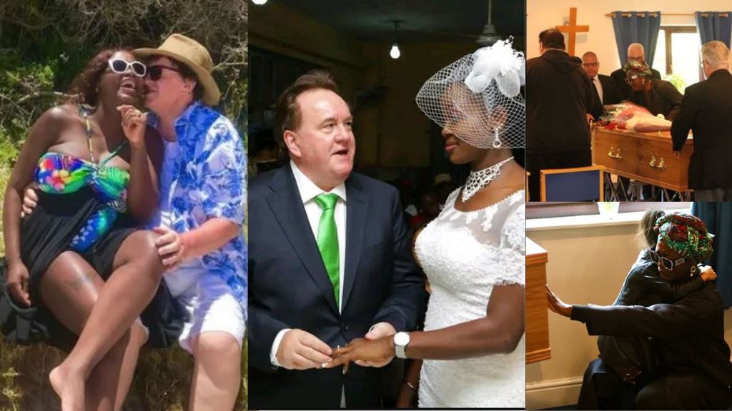 See Photos As BBNaija Star Buries Her Husband In London