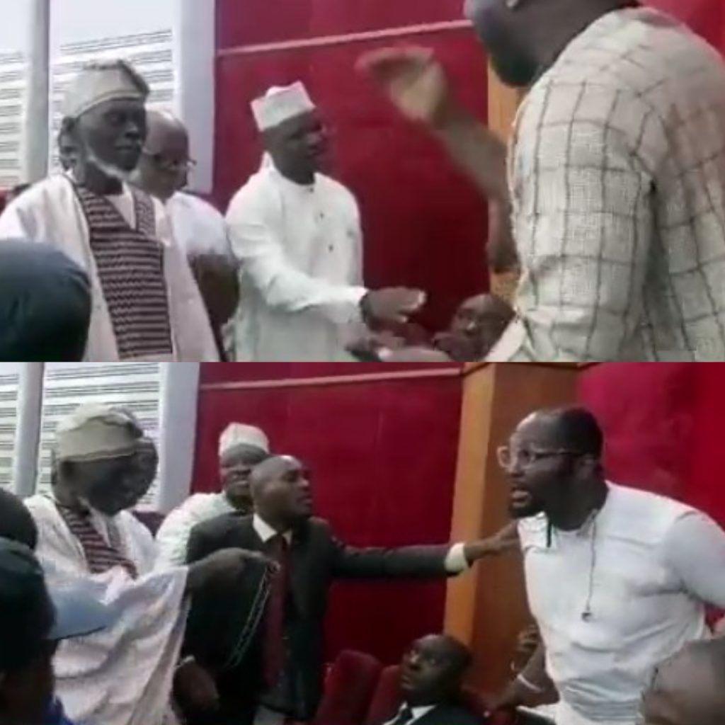 Watch Video Of Moment Labour Party Chairman, Lamidi Apapa, Peter Obi Faction Fight In Court