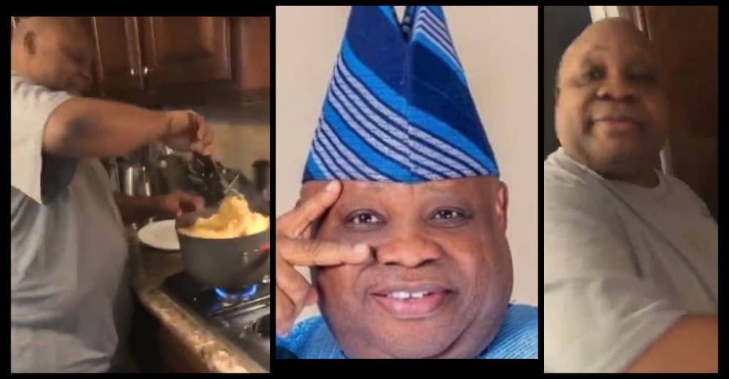 Osun State Governor Ademola Adeleke Show Off His Cooking Skill Amidst Guinness World Record Marathon Cooking