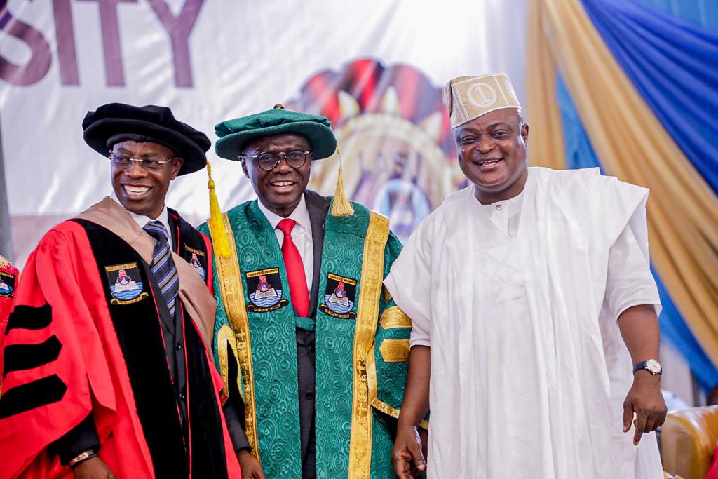 See Photos As Obasa Celebrates With Graduands, Awardees At LASU's Convocation
