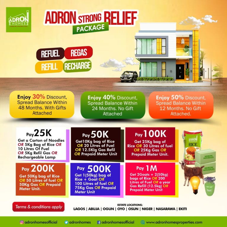 Photo Story: Adron Homes Launches Eko City Park & Garden In Ile Aje Lekki Epe ExpressWay Lagos