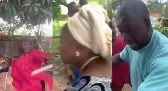 See Video As APC Chieftain Beats Ondo Commissioner, Hits Chair On Her Head Over Palliatives