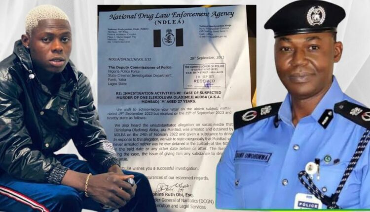 NDLEA Reacts To Police Report, Says They Lied About Mohbad’s Death