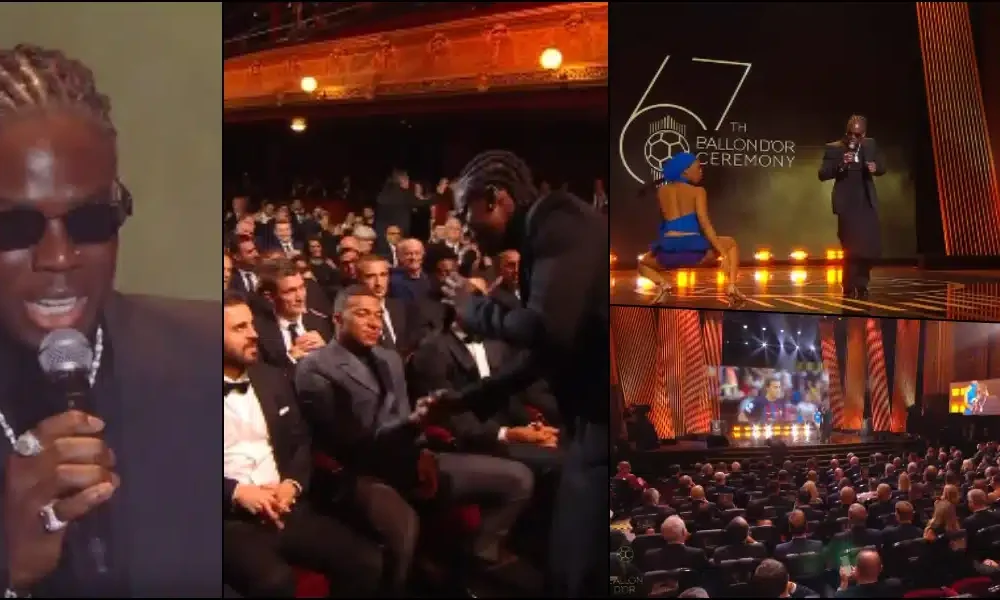 Video Of Rema's Performance At Ballon d'Or 2023 Event In Paris