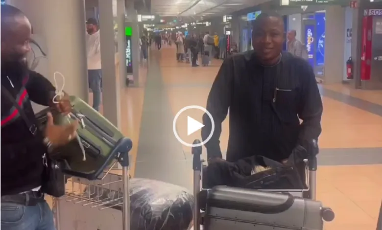 See Video As Sunday Igboho Reunites With Family