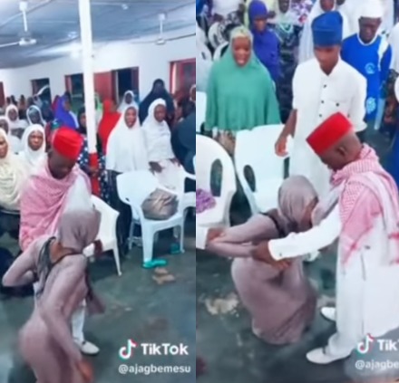Viral Video Of Muslim Cleric ‘Performing Miracle’ On A Physically-Challenged Lady Inside A Mosque