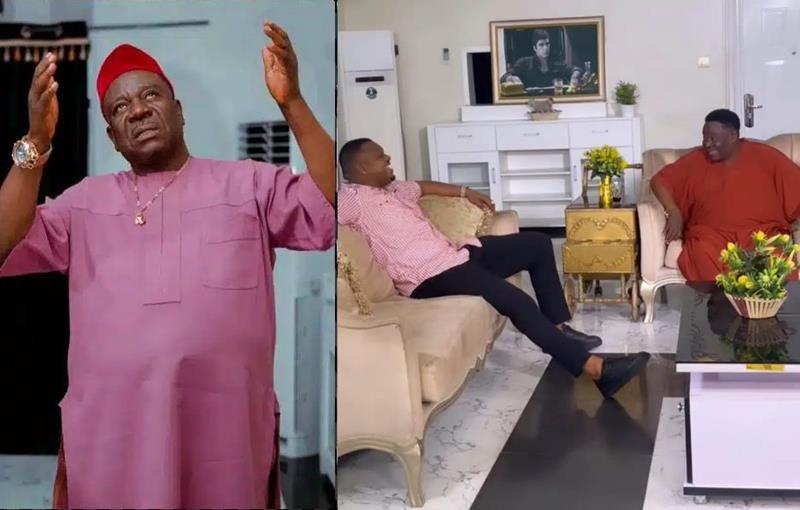 See Video As Nollywood Actor Mr. Ibu Gets Discharged From Hospital