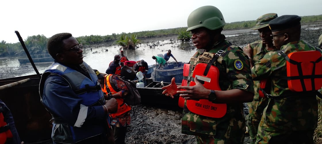 PINL Intel Leads Nigerian Navy To Uncover 14 Illegal Bunkering Sites In Rivers State
