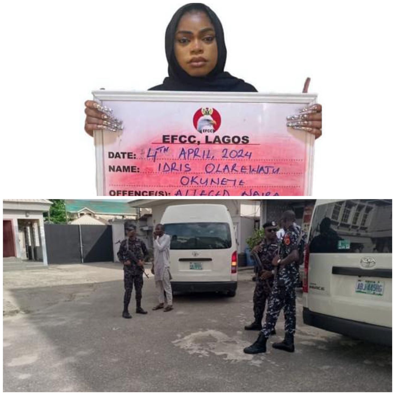 VIDEO: Bobrisky Arrives In Court Over Alleged Money Laundering And Naira Abuse