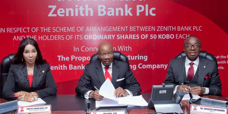 Zenith Bank Shareholders Approve Holdco Structure