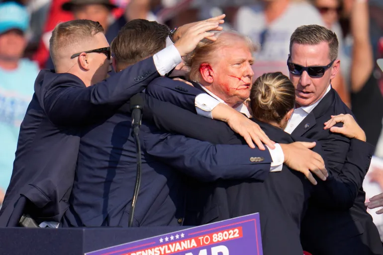 Viral Video Of Shooting At Donald Trump's Political Rally In Pennsylvania