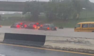 Flood: Videos Of Massive Gridlock In Lagos After Heavy Rainfall