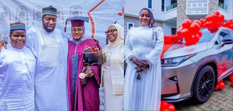 See Photo As Lawmaker Gifts Daughter SUV On After Graduating From Secondary School
