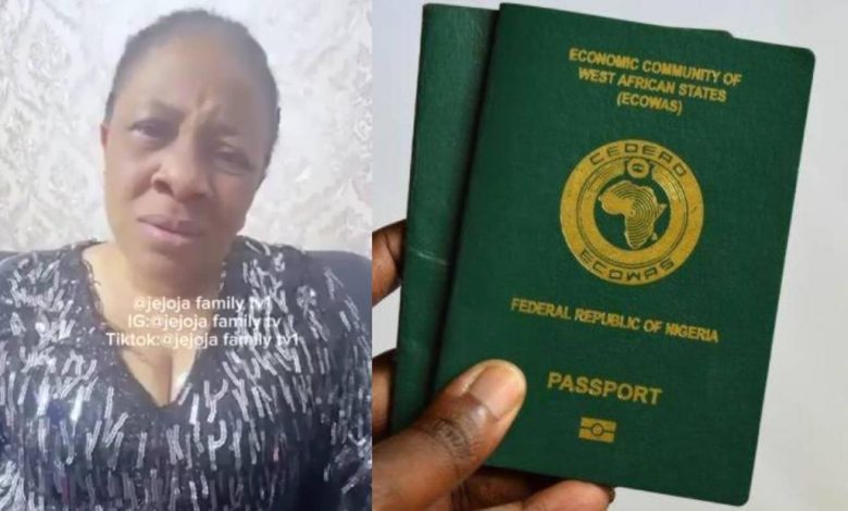 VIDEO: Woman Who Tore Husband’s Passport Speaks, Says ‘I’ve Been Bearing A Lot’