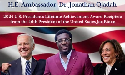 Global Applause As Jonathan Ojadah Bags US President’s Lifetime Achievement Award