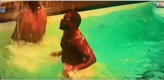 Video Of Moment BBNaija Housemate Was Rescued From Drowning During Pool Party