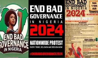 #EndBadGovernanceInNigeria: Video Of Man Protesting Nak*d In Ojota