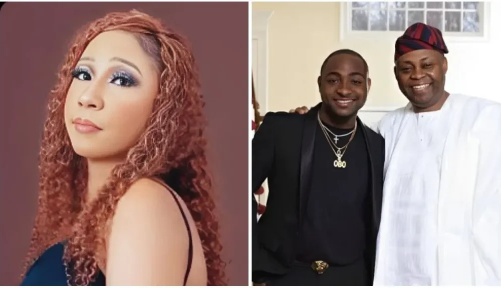 Davido, Anu's mom and Davido's Dad