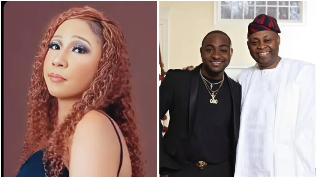 Davido, Anu's mom and Davido's Dad