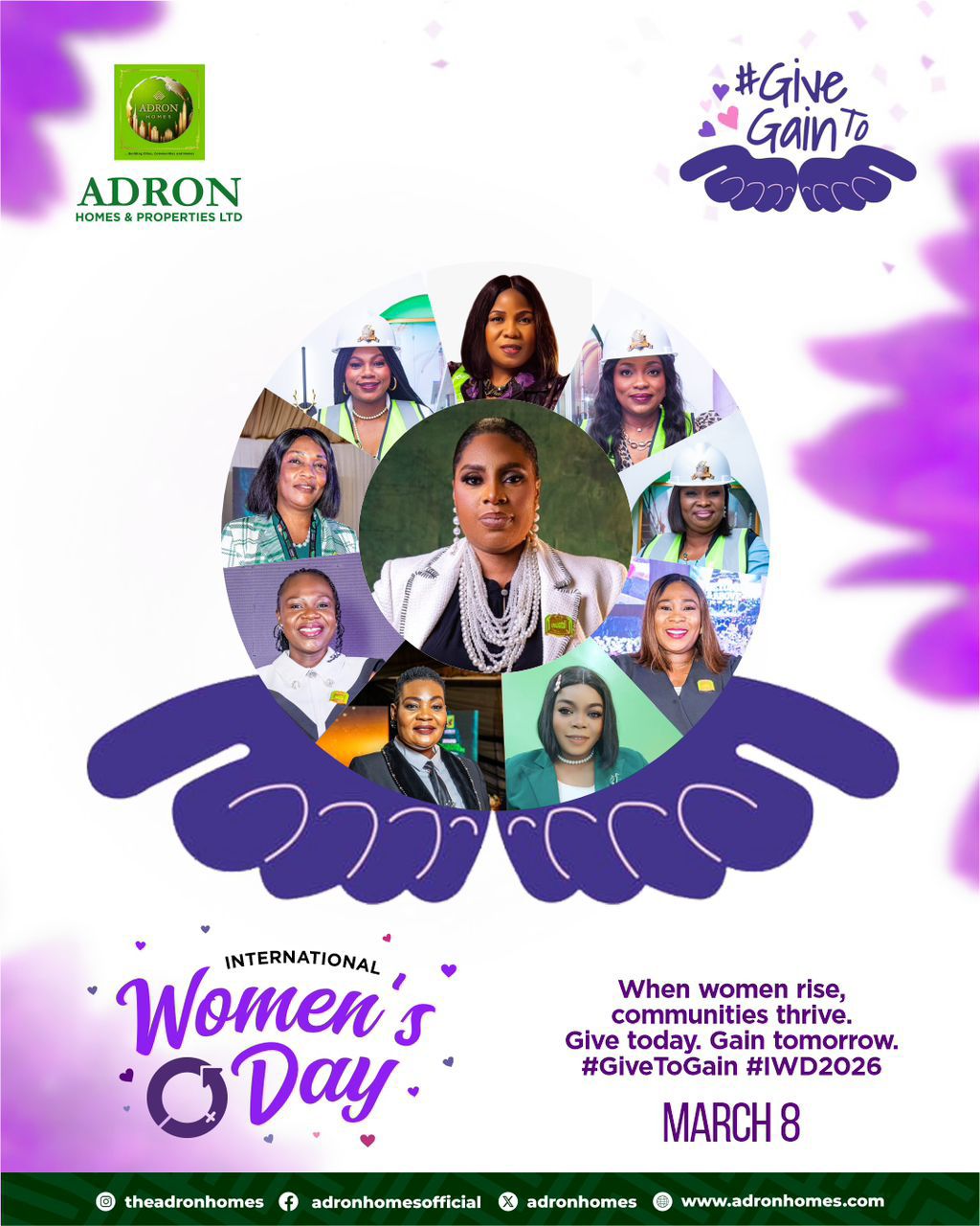 Adron homes International Women’s Day 2026