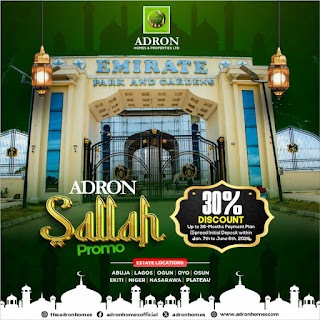 Adron Homes Sallah Mega Promo