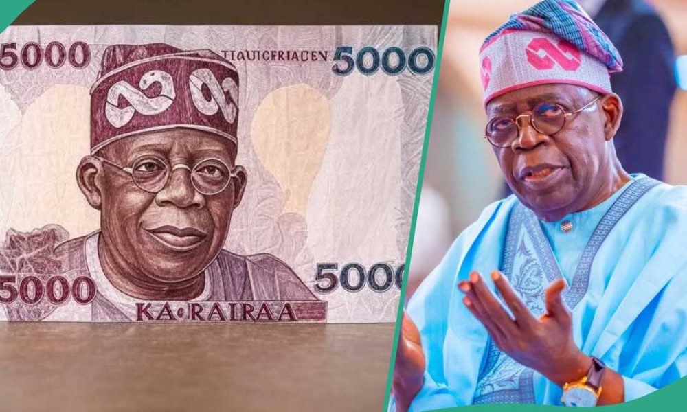 ₦5000 Note Featuring Tinubu’s Picture