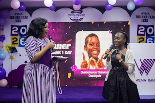 Wema Bank’s One-Day MD/CEO, Chinmamanda Ozoakpata,