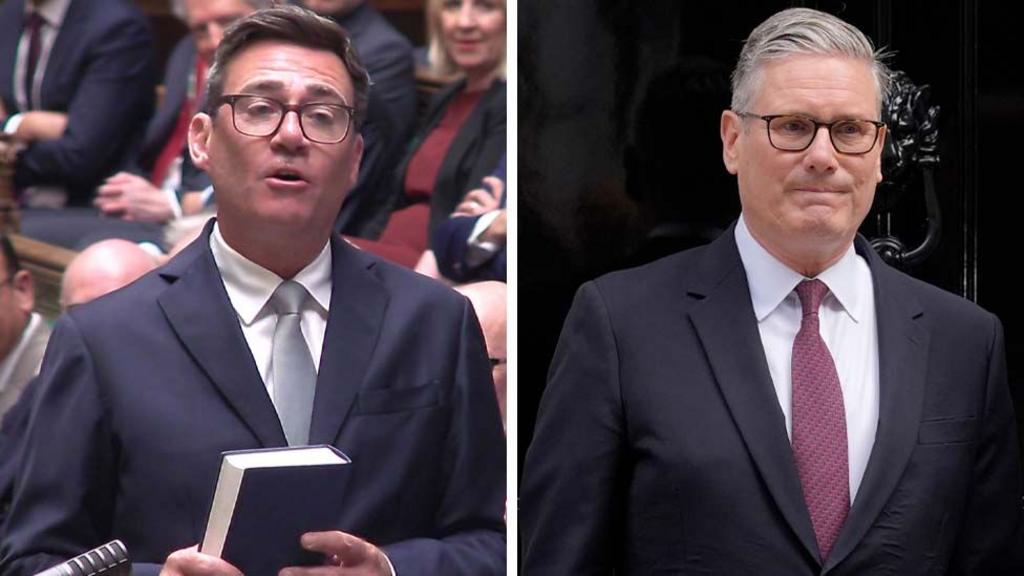 Andy Burnham and Keir Starmer